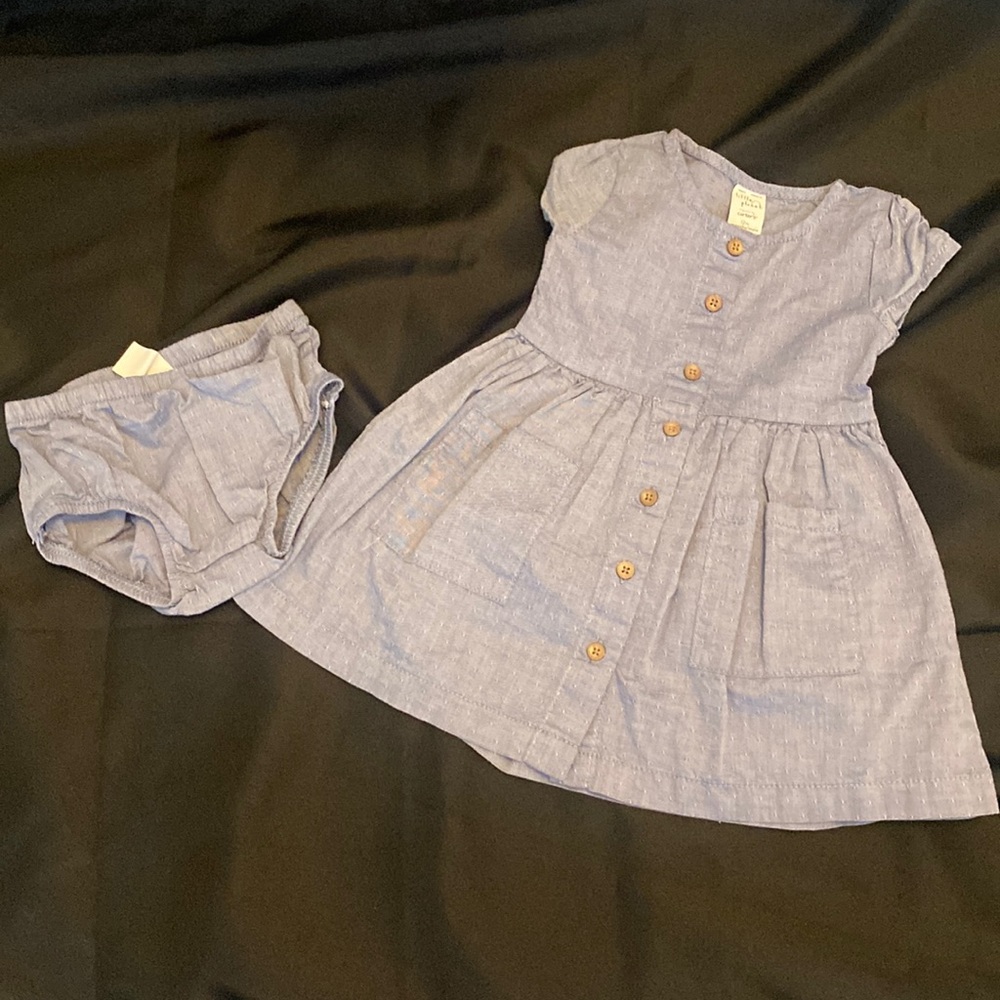 Baby girl little planet organic Carters 12 month dress